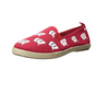 FOCO NCAA Women's Wisconsin Badgers Espadrille Canvas Slip On Shoe