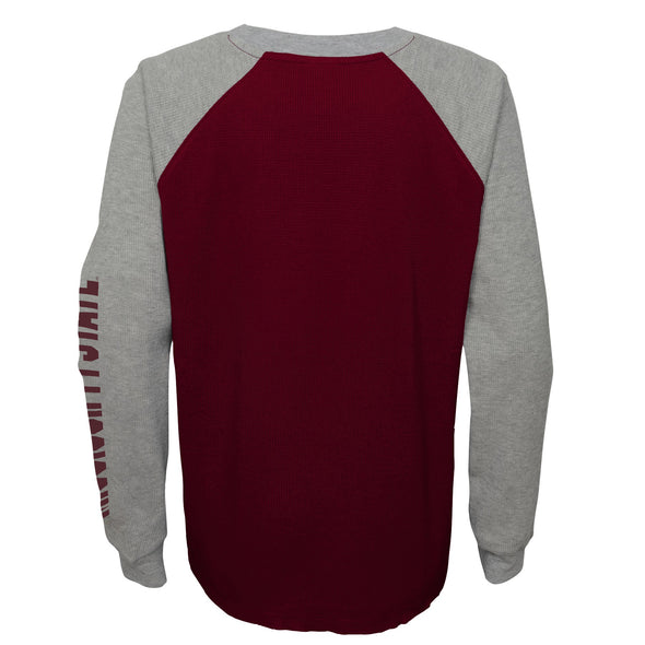 Outerstuff NCAA Youth Mississippi State Bulldogs Warm Up Raglan Thermal Shirt