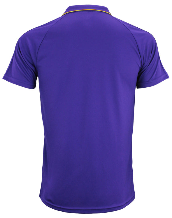adidas MLS Men's Orlando City SC Climalite 3-Stripe Coaches Polo, Purple