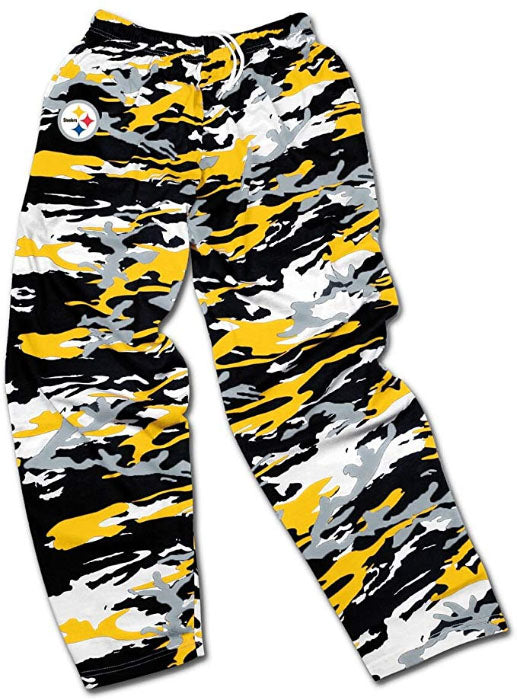 Zubaz NFL Football Men's Pittsburgh Steelers Camo Pants