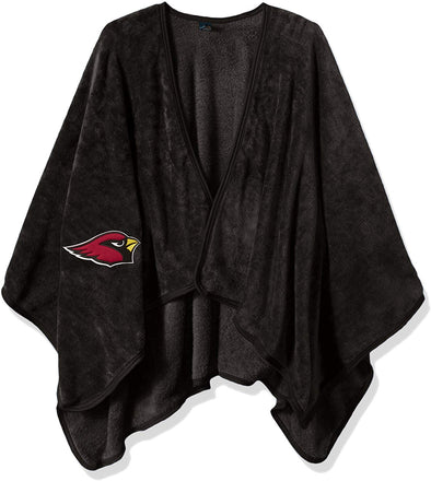The Northwest Company NFL Adult Arizona Cardinals "Silk Touch" Throw Blanket Wrap with Applique