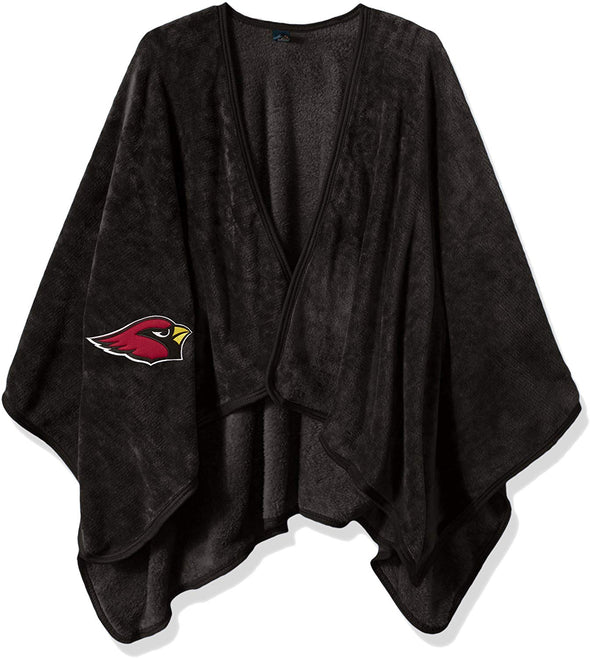 The Northwest Company NFL Adult Arizona Cardinals "Silk Touch" Throw Blanket Wrap with Applique