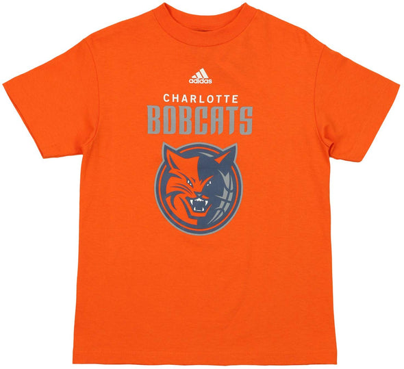 Adidas NBA Youth Charlotte Bobcats Team Logo Tee, Orange