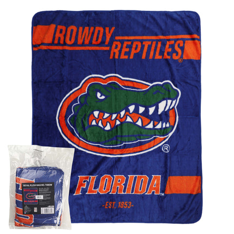 Northwest NCAA Florida Gators Legion Raschel Throw, 50" x 60"