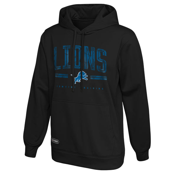 Outerstuff NFL Men's Detroit Lions Coin Toss Performance Fleece Hoodie