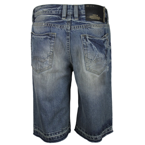 Cult of Individuality Men's Logan Blue Jean Shorts