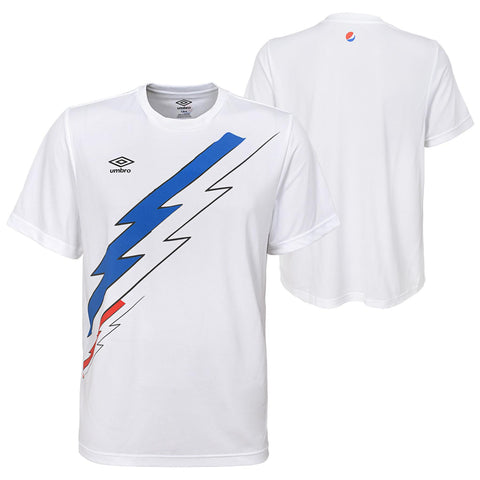 Umbro Men's Bicicleta X Pepsi Brazil Shirt, White