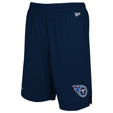 New Era NFL Men's Tennessee Titans Ground Running Performance Shorts, Blue