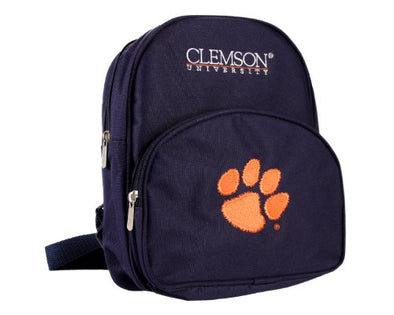 NCAA Kids Clemson Tigers Mini Backpack School Bag, Navy