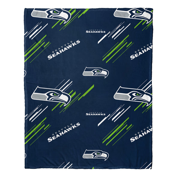 Northwest NFL Seattle Seahawks Slashed Pillow and Throw Blanket Set