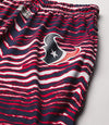 Zubaz Houston Texans NFL Men's Zebra Left Hip Logo Lounge Pant