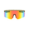 FOCO X Zubaz NFL Collab 90s Retro Swag Sunglasses, Green Bay Packers
