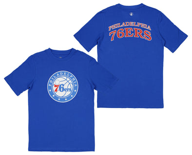 FISLL NBA Men's Philadelphia 76ers Team Color Logo Premium T-Shirt