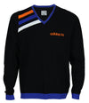 Adidas Mens Athletic Long Sleeve V-Neck Pullover Sweater