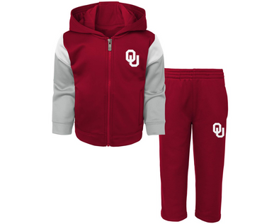 Outerstuff NCAA Infants Oklahoma Sooners Blocker Perfect Fleece Set