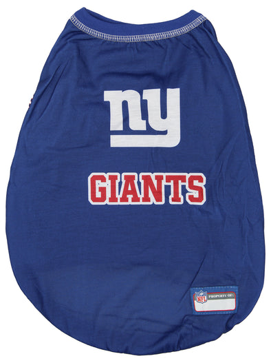 Zubaz X Pets First NFL New York Giants Team Pet T-Shirt For Dogs