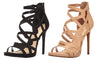 Jessica Simpson Women's Rainah Strappy Sandal High Heel Pump, 3 Colors