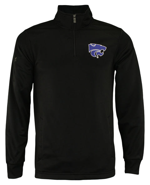 Outerstuff Men's NCAA Kansas State Wildcats Fan Basic 1/4 Zip Up Sweater