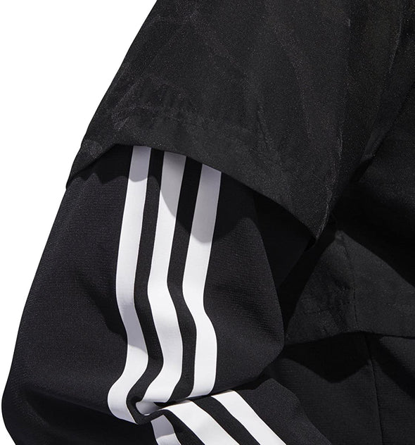 adidas Men's Athletics Id 1/2 Zip Woven Shell Jacket, Black, Large