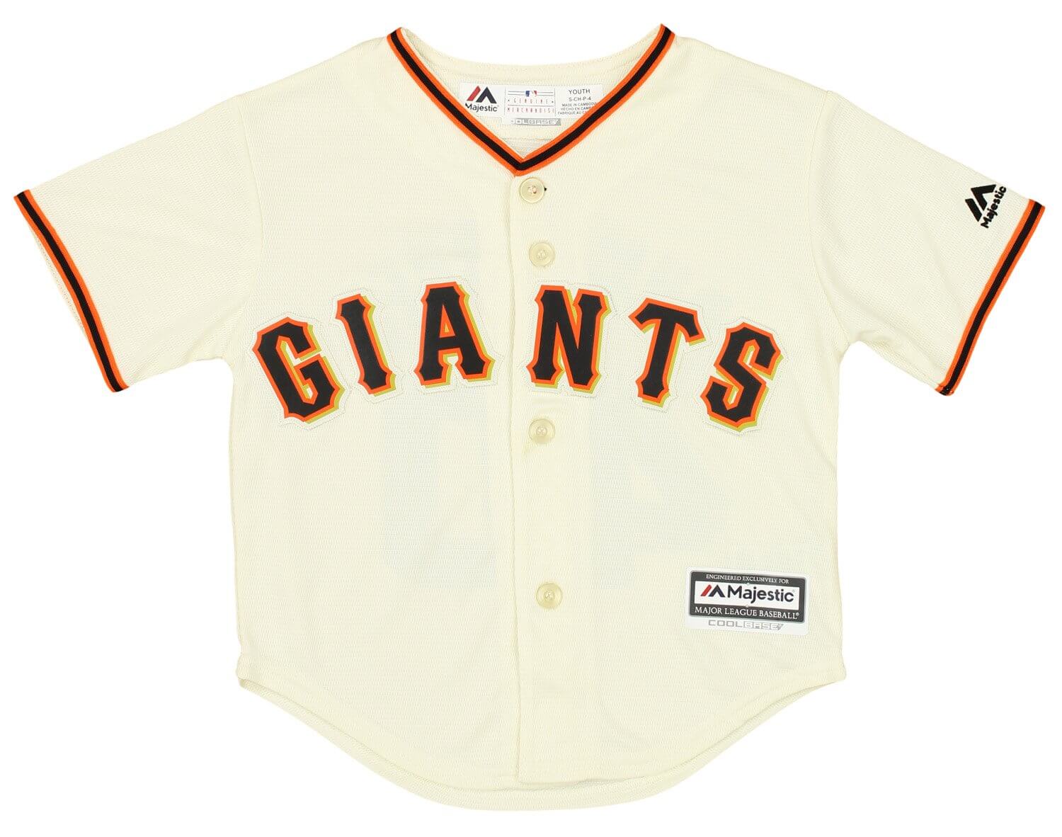 Preschool San Francisco Giants Madison Bumgarner Majestic Black Player Name  and Number T-Shirt