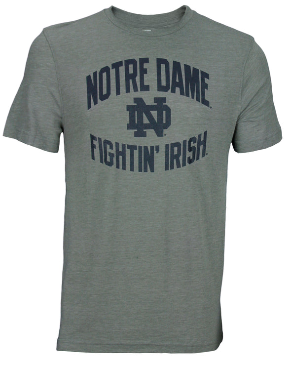 NCAA College Men's Notre Dame Fighting Irish Tri-Blend Tee T-Shirt