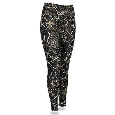 Zubaz NFL Women's New Orleans Saints Team Marble Leggings