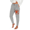 Zubaz NFL Women's Cleveland Browns Marled Gray Soft Jogger