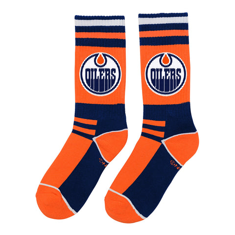 Outerstuff NHL Youth (5Y-7Y) Edmonton Oilers 3-Pack Socks