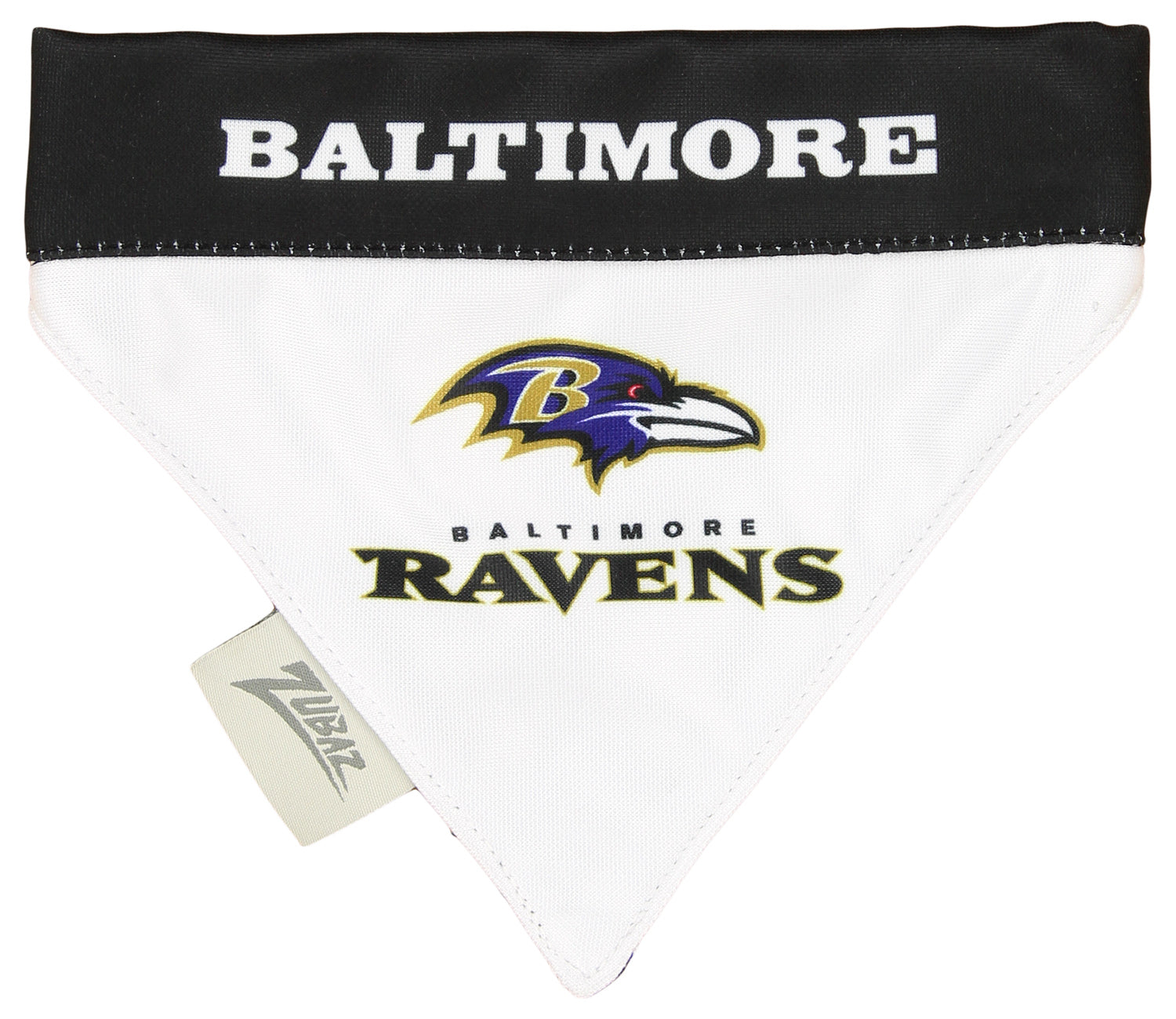 Fabrique Innovations NFL Unisex Baltimore Ravens Logo Scrub Top 