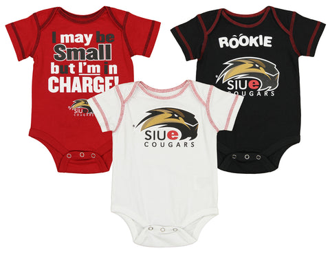 Outerstuff NCAA Infant SIU Edwardsville Cougars 3 Piece Creeper Set