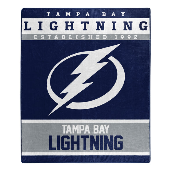 Northwest NHL Tampa Bay Lightning Raschel Throw Blanket