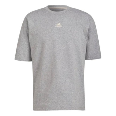 adidas Men's Studio Lounge Tee, Medium Grey Heather