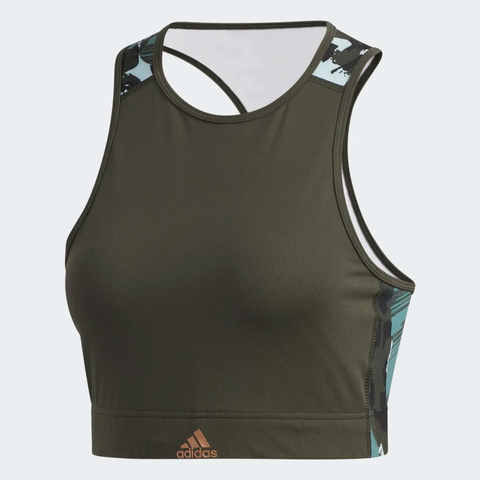 Adidas Women's U-4 Sports Bra, Legend Earth / Copper Metallic