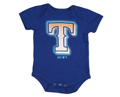 Outerstuff MLB Texas Rangers Infant Team Creeper, Blue