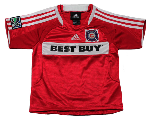 Adidas MLS Soccer Toddlers Chicago Fire BRIAN McBRIDE # 20 Home Jersey
