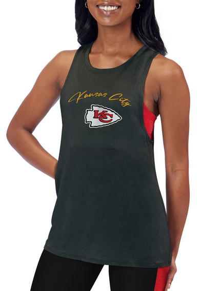 Certo By Northwest NFL Women's Kansas City Chiefs Outline Tank Top