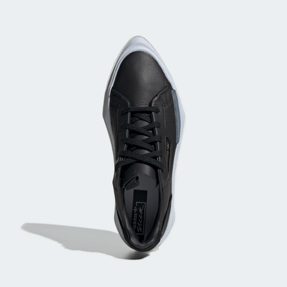 Adidas Women's Hypersleek Casual Sneaker, Core Black/AeroBlue