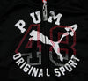Puma Toddlers Studded Zip Up Hoodie Sweatshirt - Black