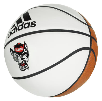 Adidas NCAA NC State Wolfpack Autograph Basketball, Size 7