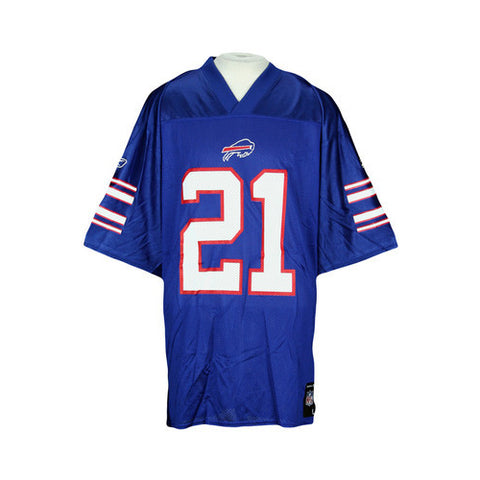 Reebok NFL Men's Buffalo Bills Willis McGahee #21 Mid-Tier Throwback Jersey, Blue