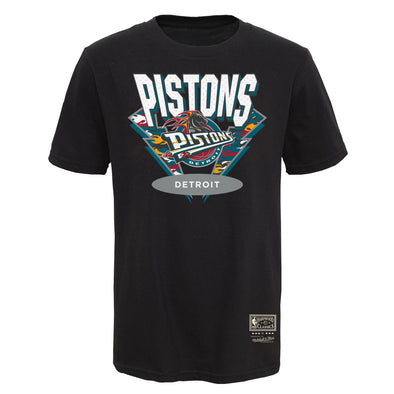 Mitchell & Ness NBA Youth (8-20) Detroit Pistons Team DNA Shirt, Black