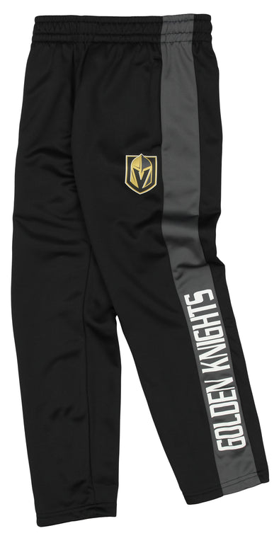 Outerstuff NHL Youth Boys (8-20) Vegas Golden Knights Side Stripe Slim Fit Performance Pant