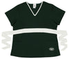 Fabrique Innovations NFL Women's New York Jets Team Color Wrap Scrub Top