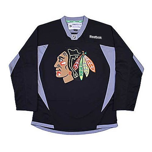 Reebok NHL Youth Chicago Blackhawks Black Practice Jersey, L-XL