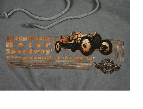 Indianapolis Motor Speedway Men's Fleece Hoodie Hooded Sweatshirt - Gray