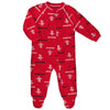 Outerstuff NBA Infants Houston Rockets Raglan Zip Up Coverall Sleeper