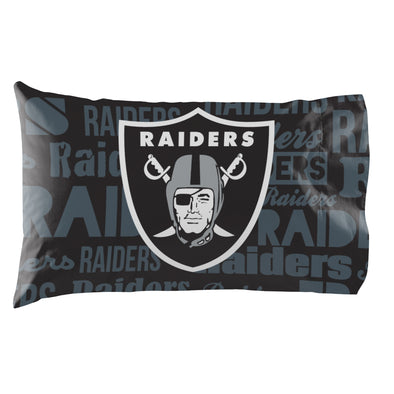 Northwest NFL Las Vegas Raiders Printed Pillowcase Set of 2