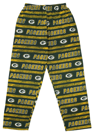 Zubaz NFL Football Men's Green Bay Packers Static Lines Comfy Pants