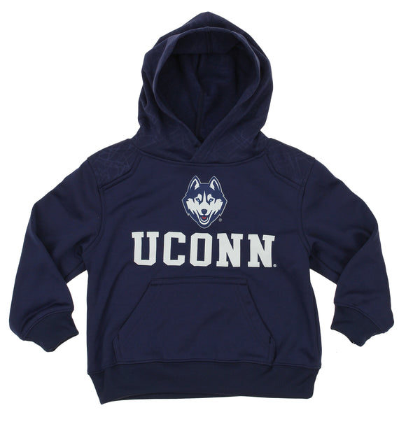 NCAA Kids Connecticut Huskies Performance Hoodie, Navy