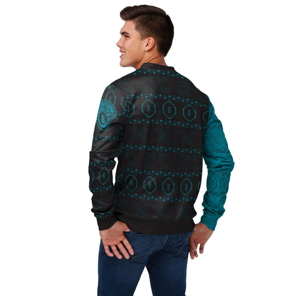 FOCO Men's NFL Jacksonville Jaguars Ugly Printed Sweater